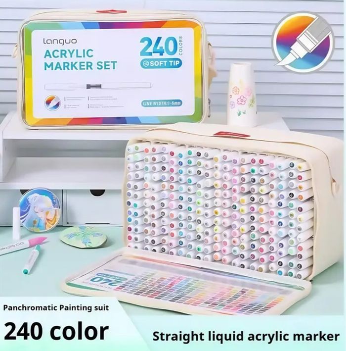 Feutres acrylique Languo 240 - photo numéro 7