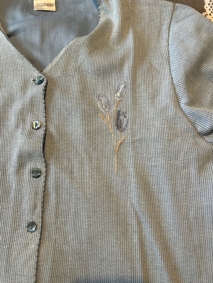 Chemise de nuit bleu - photo numéro 2