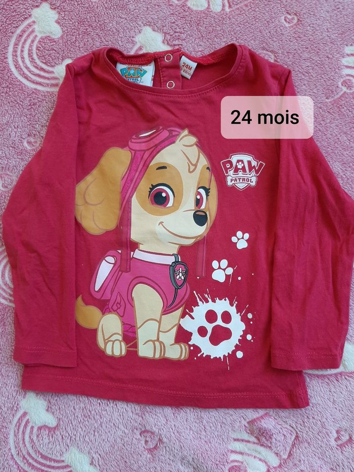 Tee-shirt 24 mois Pat Patrouille