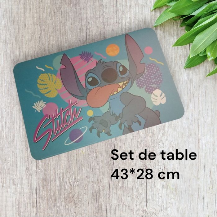 Set de table stitch disney