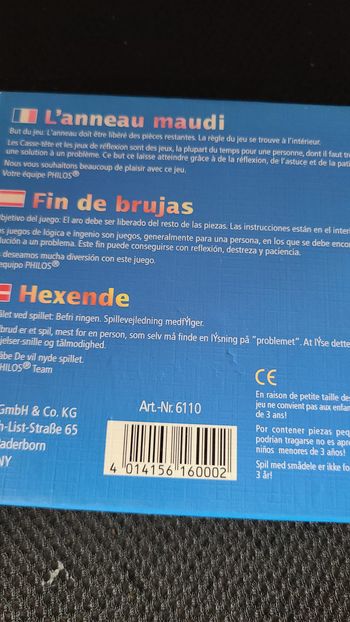 Casse-tête : L'anneau maudit philos