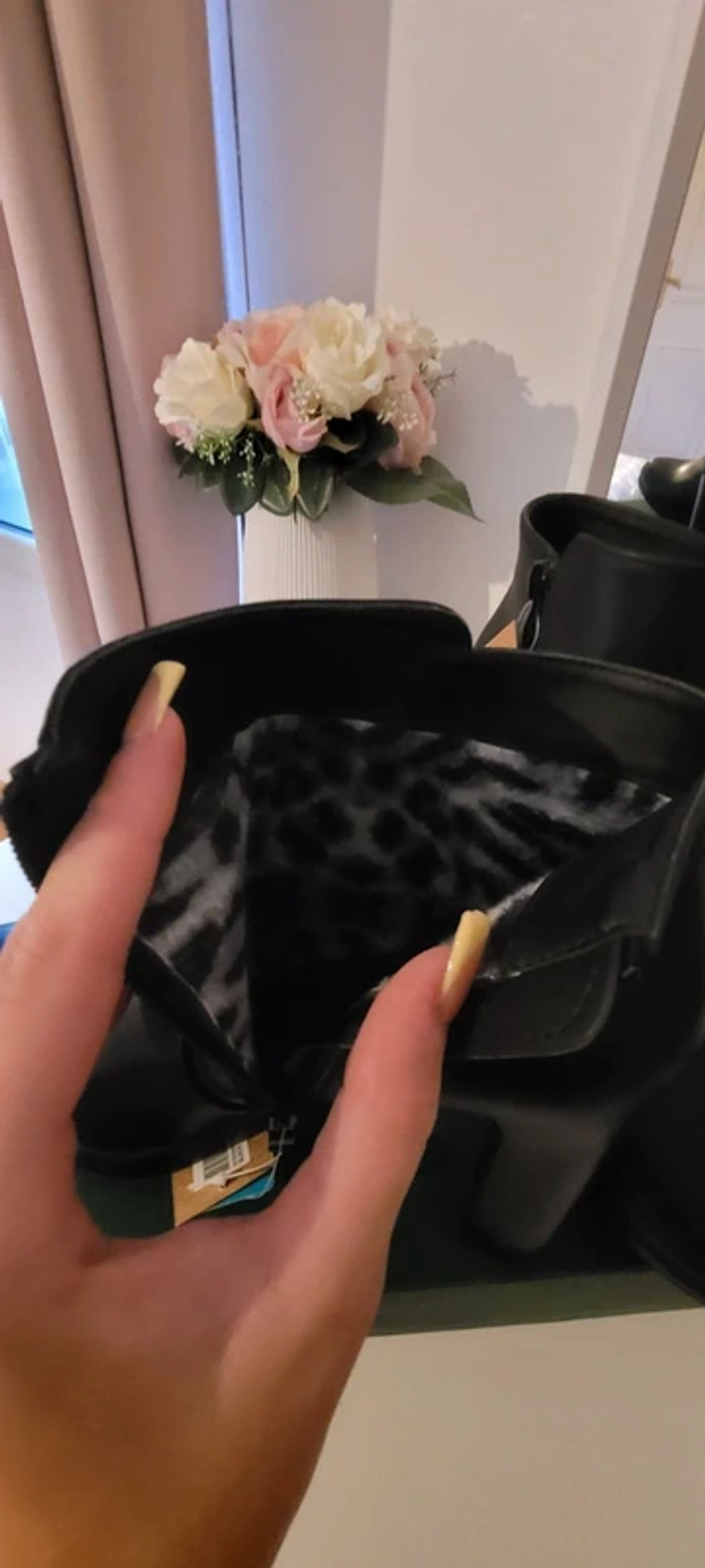Bottines à talons noir femme chaussea - photo numéro 3