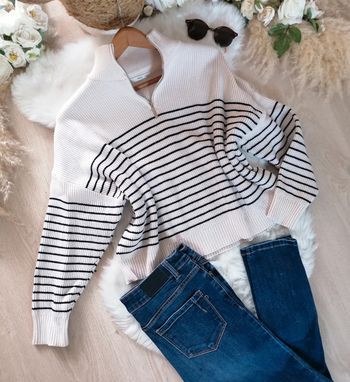 Pull à rayure Mango TAILLE s