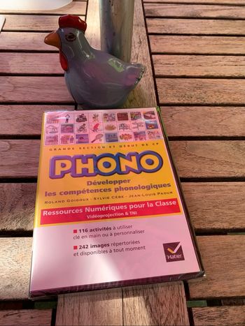 DVD 📀 Phonologie vidéo projecteur 📽️ & TNI pour grande section et CP neuf sous blister