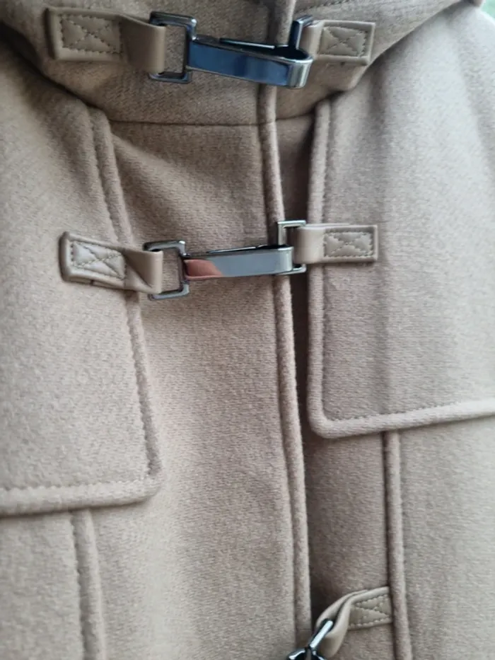 Manteau chaud beige zapa - photo numéro 10