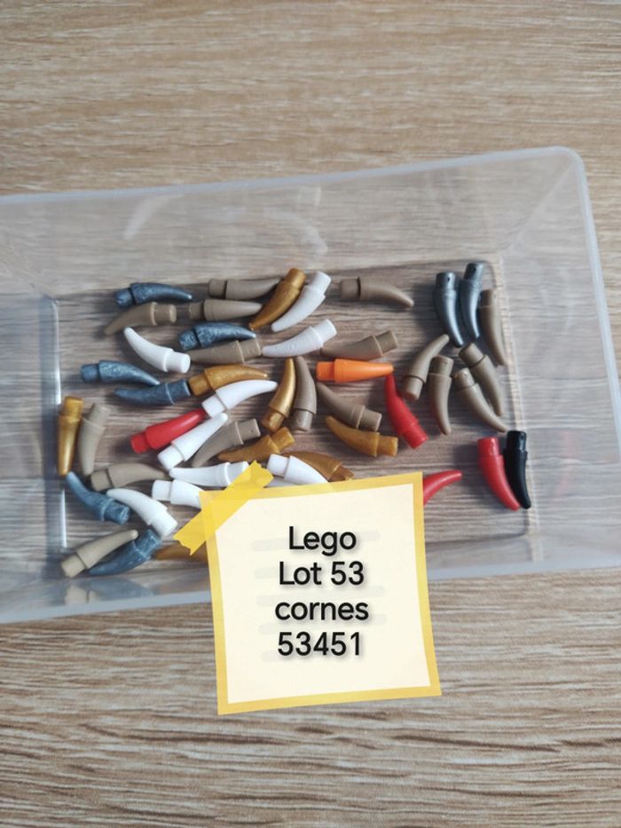 Lego lot 53 cornes 53451