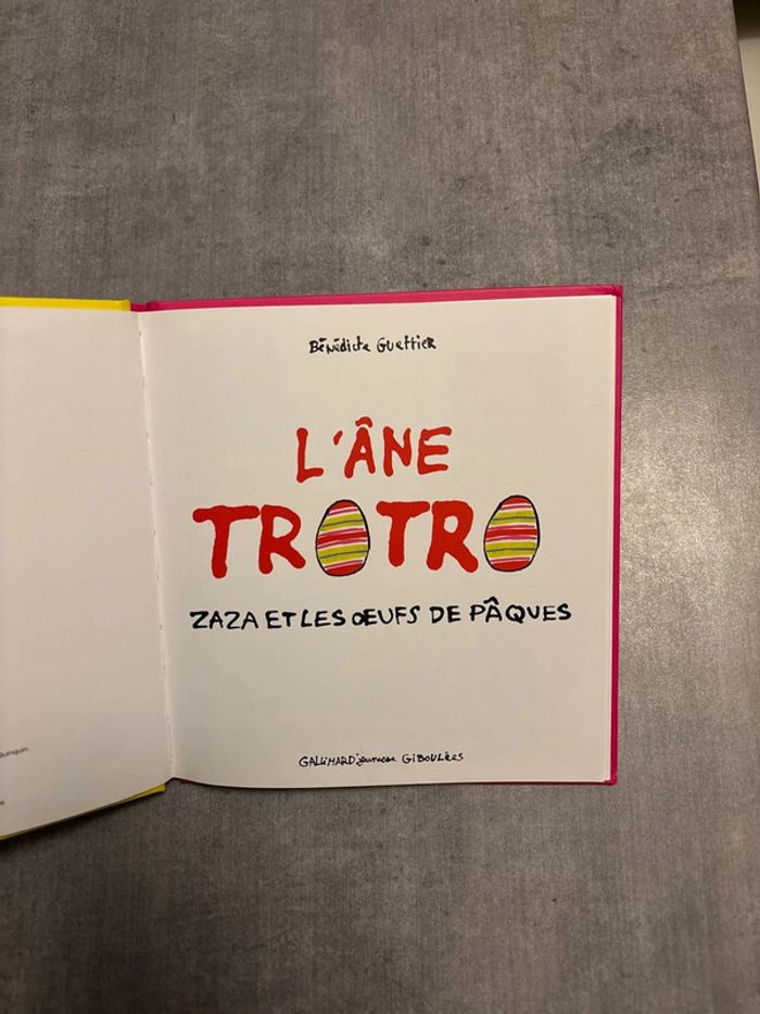 Livre l’âne, Trotro, Zaza et les œufs de Pâques - photo numéro 3