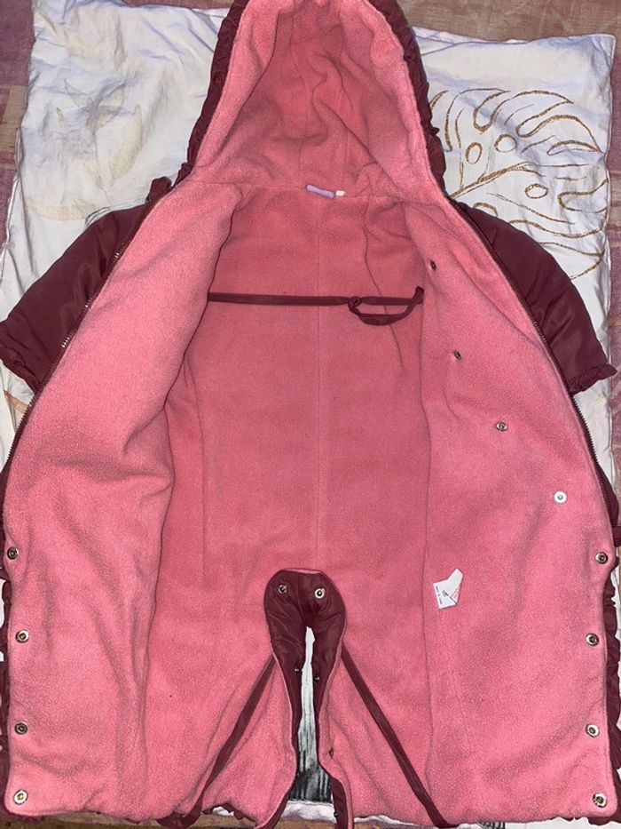 Manteau combinaison complète doublée polaire, 12 mois, TCF. - photo numéro 7