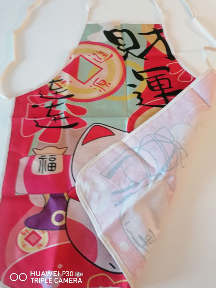 tablier de cuisine Maneki-neko loterie - photo numéro 2