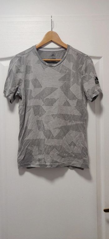 Tshirt mc gris climalite Adidas 14 ans