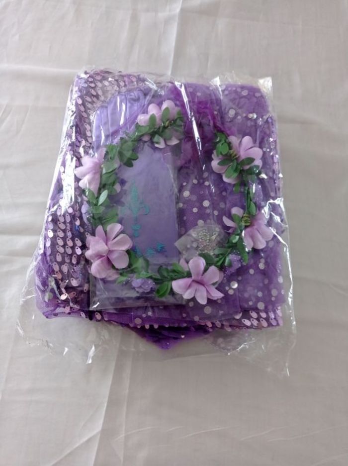 Déguisement robe princesse violette sequin 6ans - photo numéro 8