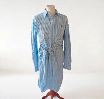 Polo Ralph Lauren robe-chemise en coton rayé. Neuve. Taille 6.
