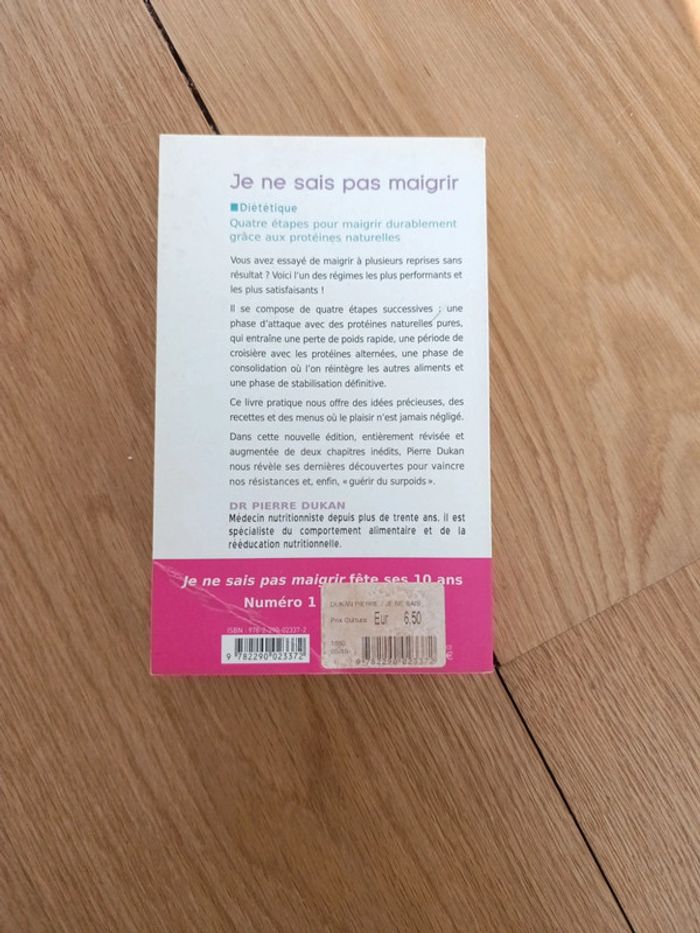 Livre "je ne sais pas maigrir" de Pierre Dukan - photo numéro 2