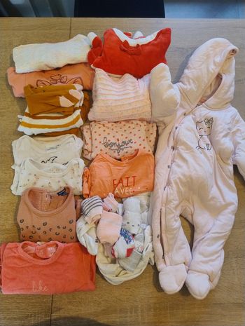 Lot vêtements fille 1-3mois