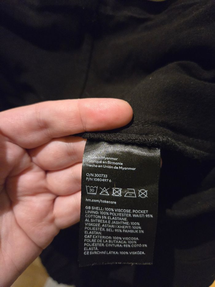 Legging de grossesse noir T.L 44-46 H&M Mama - photo numéro 5