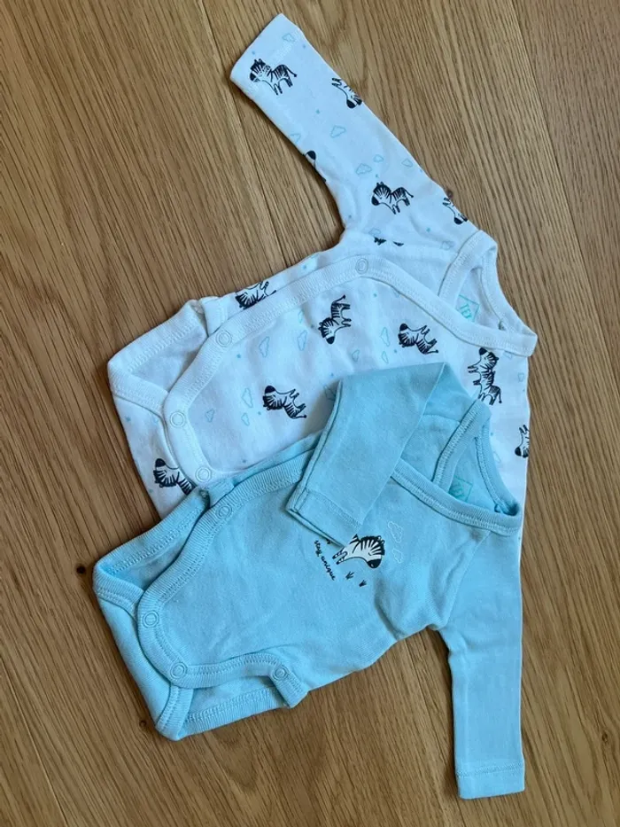 Lot de 2 bodys prématuré - photo numéro 2
