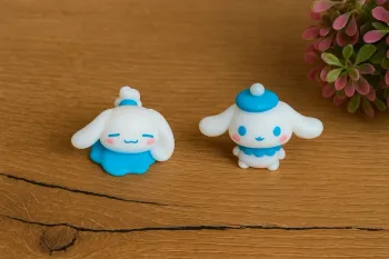 2 Figurines lapin - type manga - neuf