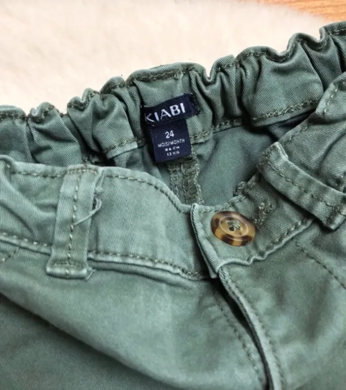 Lot 4 pantalons / jeans 24 mois 86/92cm Zara Kiabi Gémo - photo numéro 3
