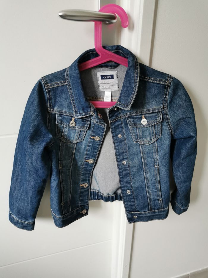 Veste en jean fille 6ans - photo numéro 2