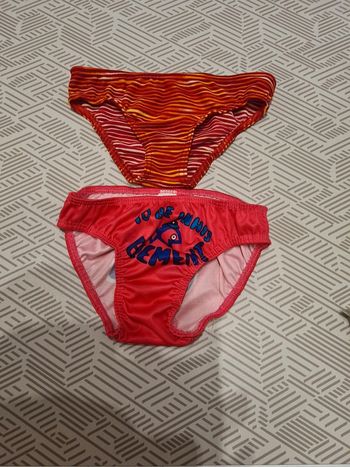 Lot de 2 slips de bain