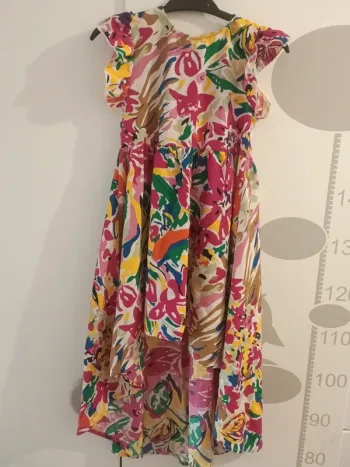 Robe longue fleurie