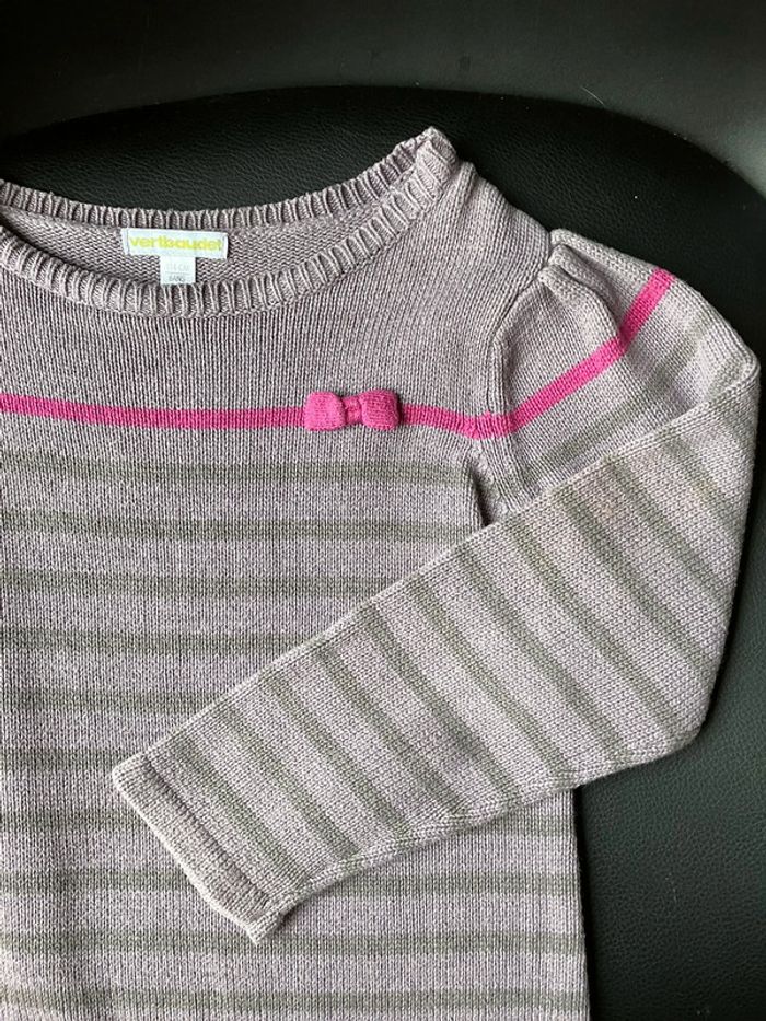 Robe rayée Vertbaudet 6 ans - photo numéro 3