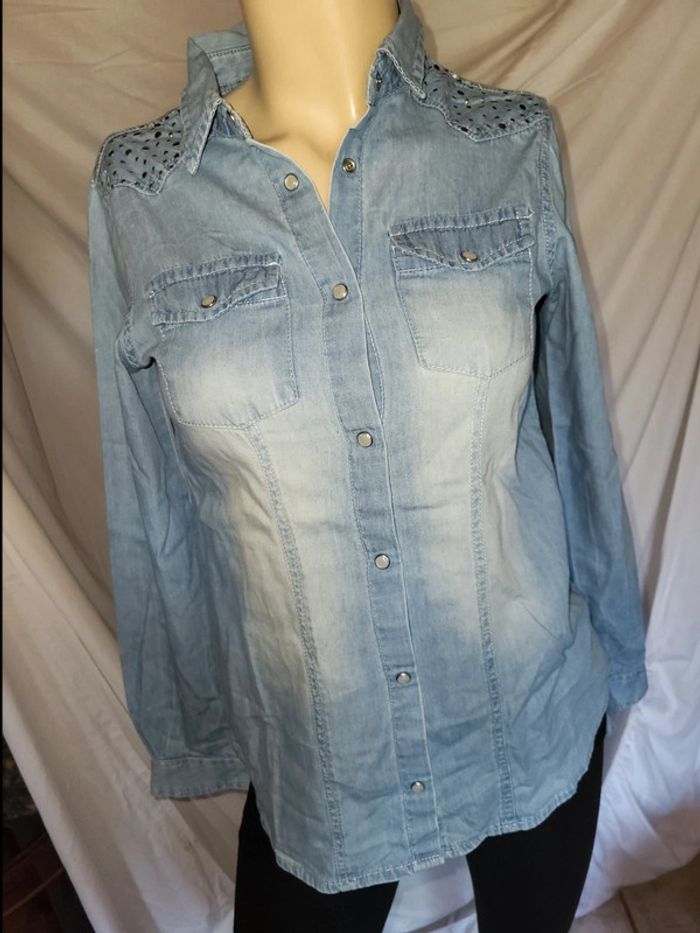 Chemise en jeans - photo numéro 2