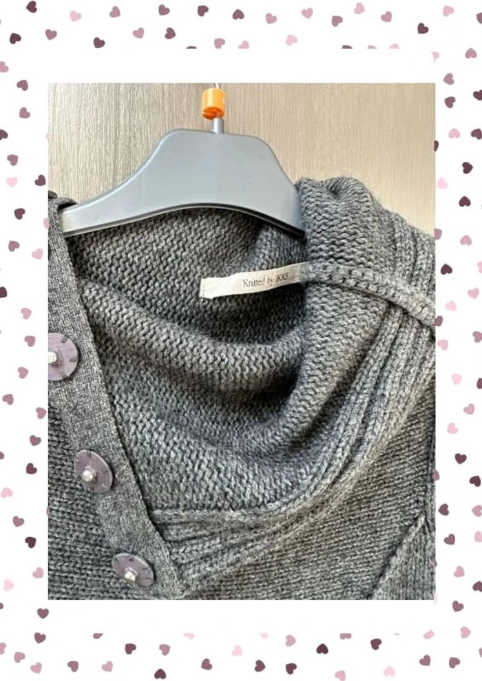 Robe en laine IKKS taille S grise - photo numéro 7