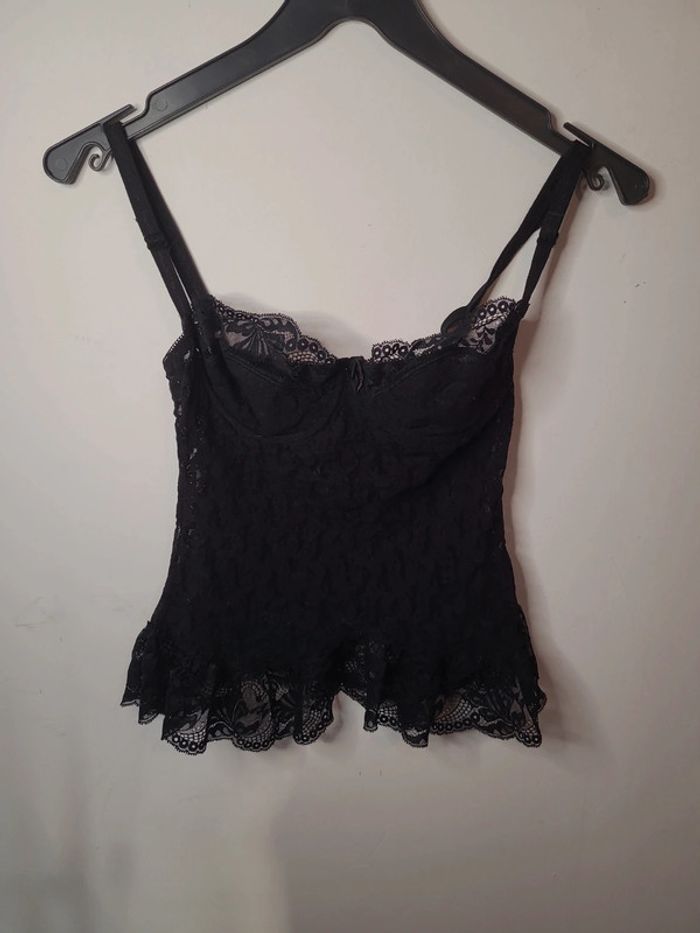 Bustier noir