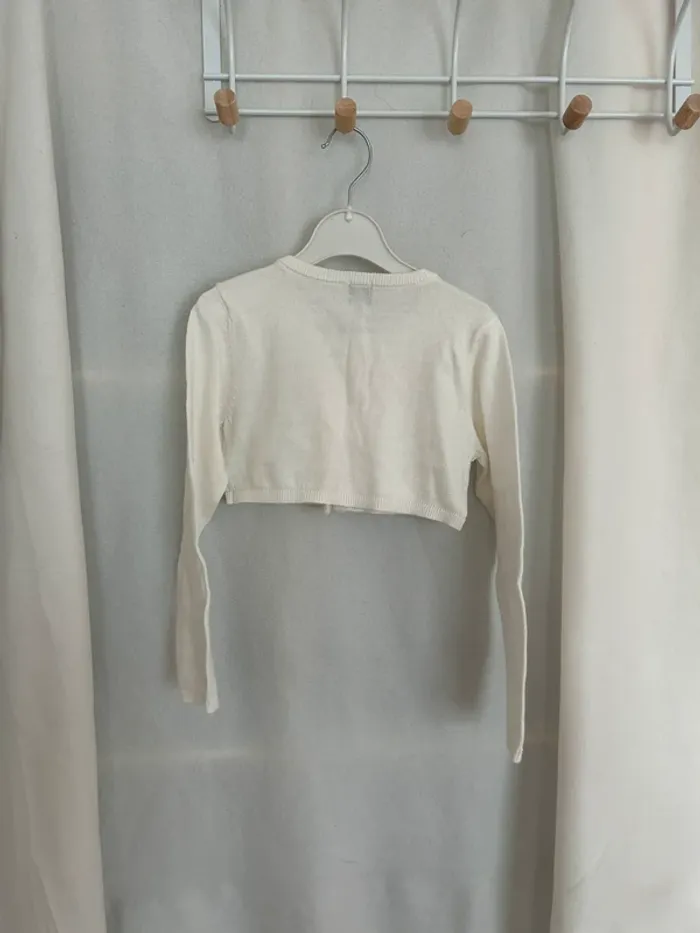 Gilet court blanc - photo numéro 3