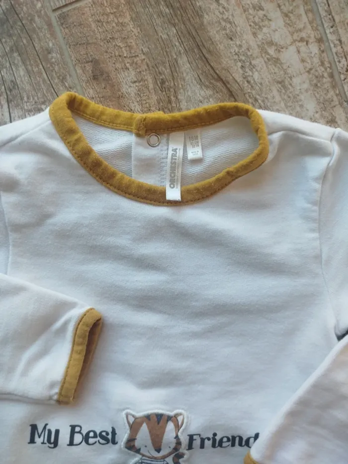 Pyjama une pièce en coton bébé garçon 18 mois - photo numéro 2