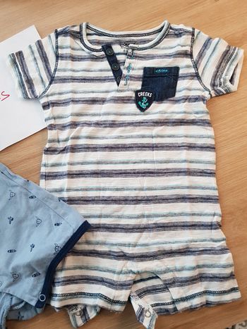 Barboteuse été bébé garçon