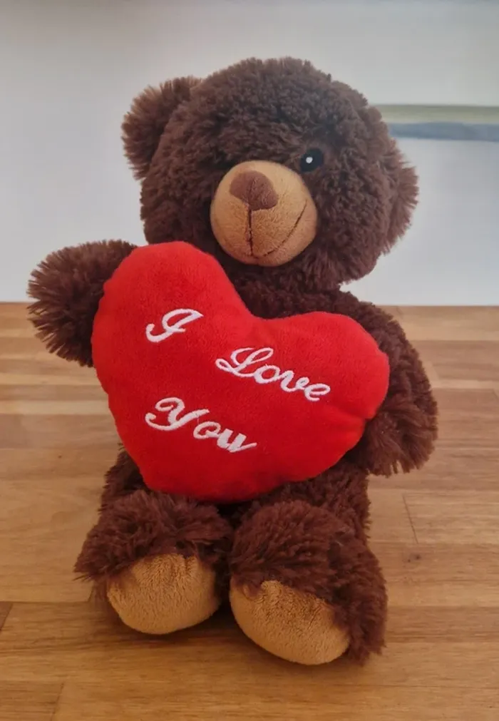 Peluche nounours i love you