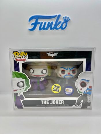 Funko Pop The Dark Night Trilogy The Joker GITD Gemini Exclusive 480 Pcs 🇺🇸