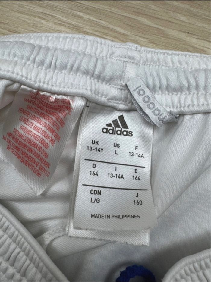 Short adidas OL blanc 2016 13-14 ans - photo numéro 2