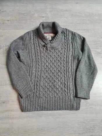 Pull gris H&M 4-6 ans contient de la laine