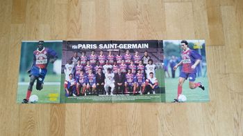 Poster PSG Paris Saint Germain 1993 - 1994 Foot Football vintage affiche 93 94