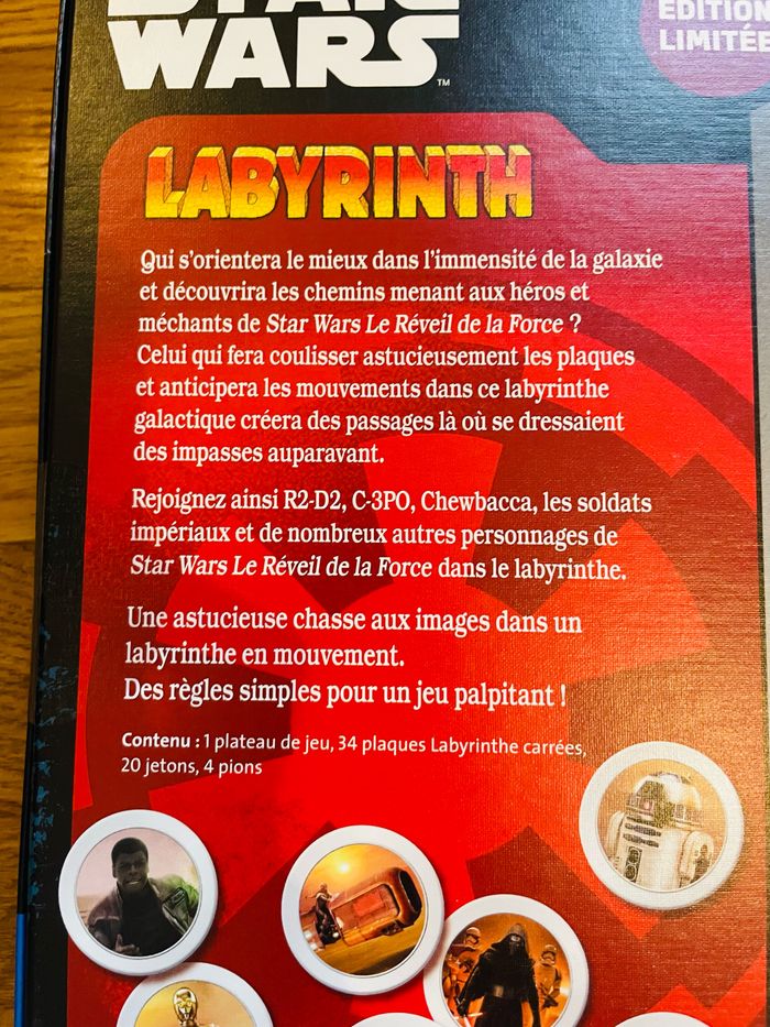 Labyrinthe Star War Édition Limitée neuf - photo numéro 5