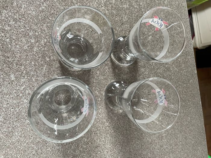 Lot de 4 verres 1664 Neufs - photo numéro 5