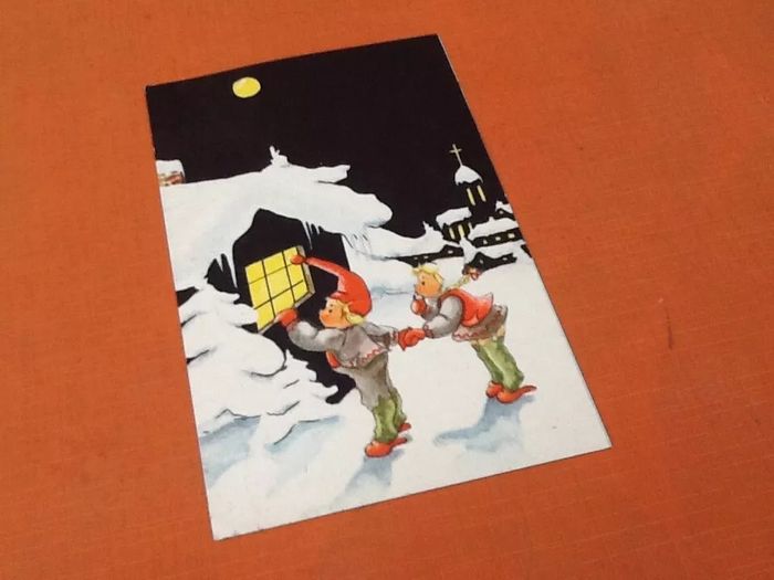 Carte postale ancienne Lutin Millet & Co Oslo Série N° 2629 - photo numéro 2