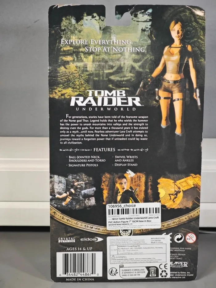 Figurine Neca Tomb Raider Underworld : Lara Croft 18cm neuve avec boîte - photo numéro 7