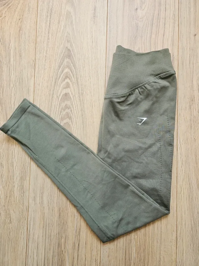 Legging Gymshark kaki M femme comme neuf