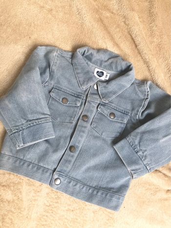 Veste en jeans / 12mois / mots d’enfants