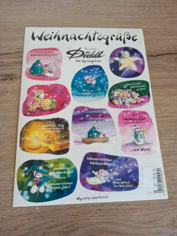 Planche autocollante Diddl