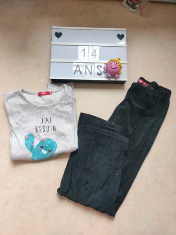 Pyjama 2 pièces fille 14 ans tissaia