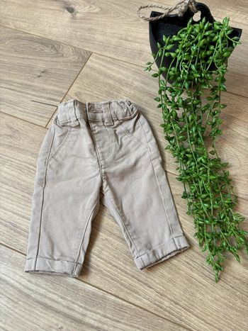 Pantalon jean habillé beige