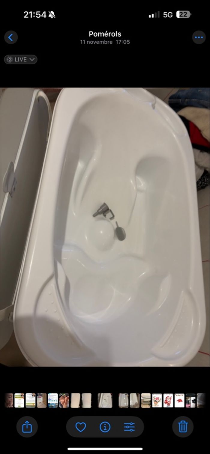 Table à langer avec baignoire - photo numéro 4