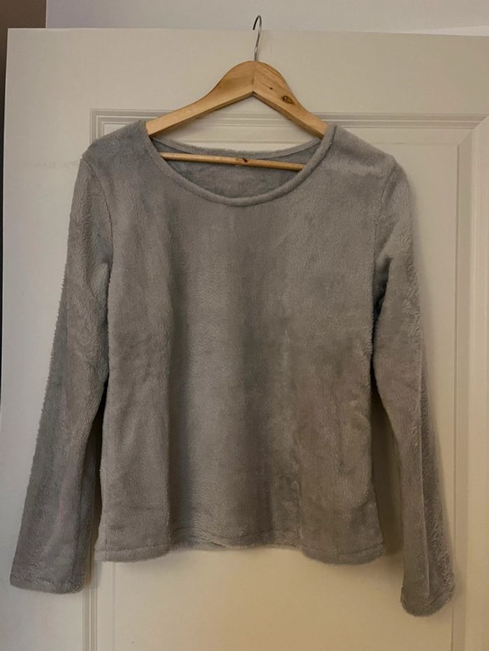 Pull douillet gris
