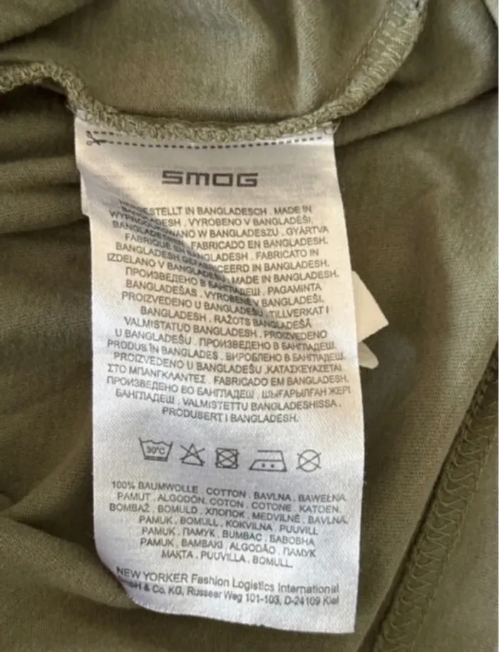 T-shirt kaki SMOG - photo numéro 6