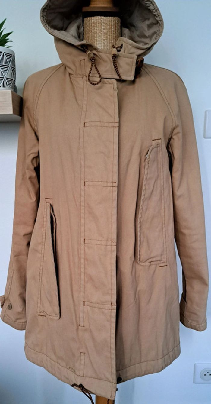 Parka beige Levi's femme - photo numéro 4
